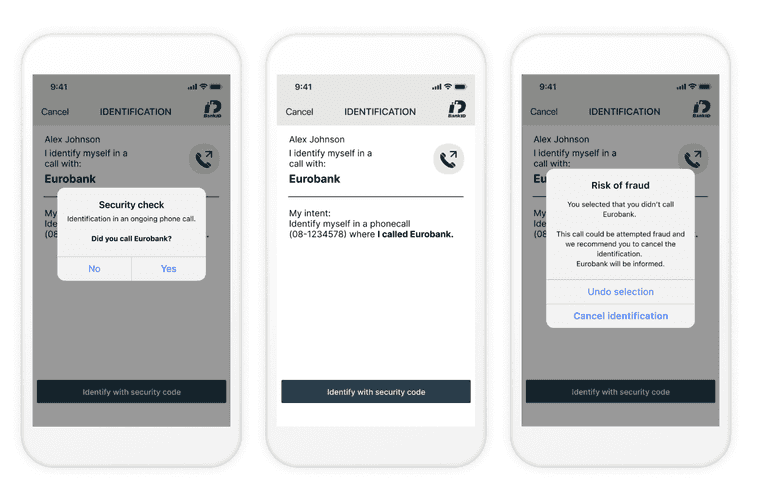 CIBA security check Swedish BankID